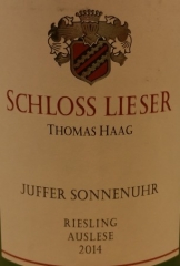 VDP Versteigerung Riesling Auslese von Schloss Lieser - Wine & Waters Berlin