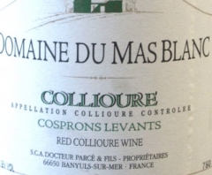 Collioure Rouge Les Cosprons Levants von Mas Blanc - Wine & Waters Berlin